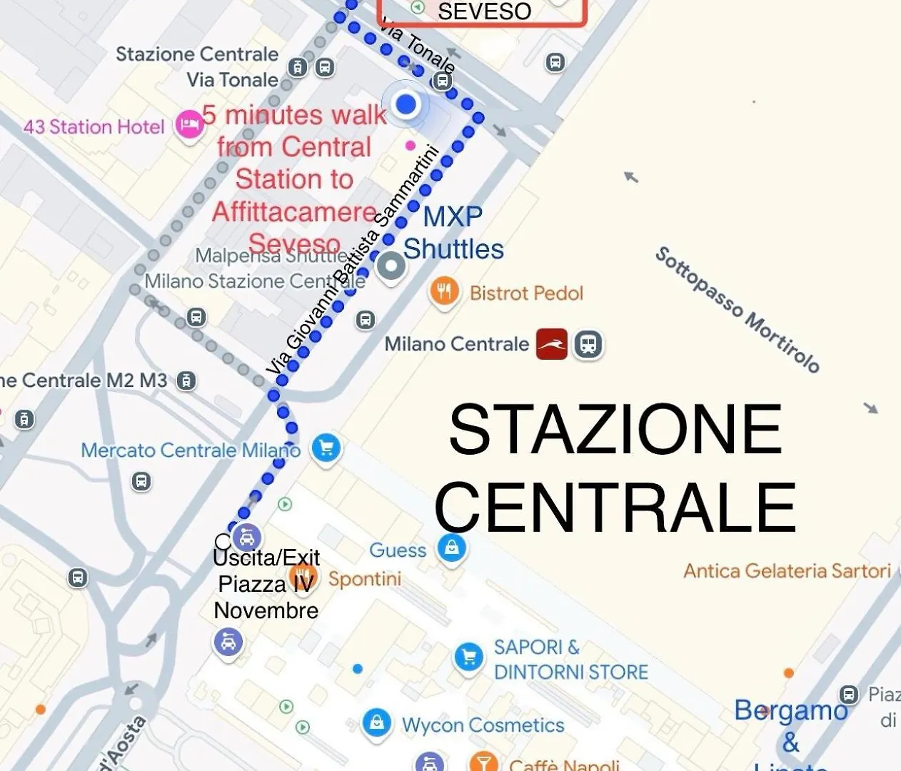 Affittacamere Seveso Milaan Gasthuis